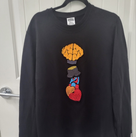 BBC Billionaire Boys Club Crewneck Sweat Shirt Heart Mind
